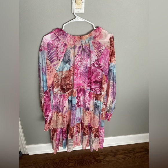 Johnny Was Multicolor Floral Midi Dress - Picture 3 of 15